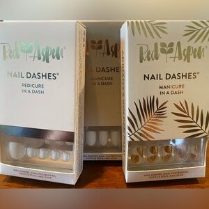 Nail Dashes, 3 sets. Brand new in boxes.